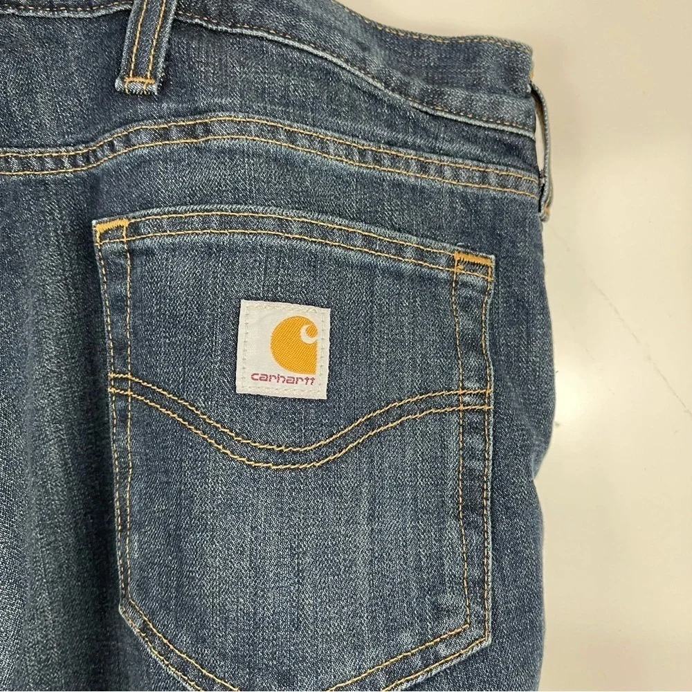 NEW Carhartt Relaxed Fit Fleece Lined Holter Jeans Straight Leg Men's Size 50x30